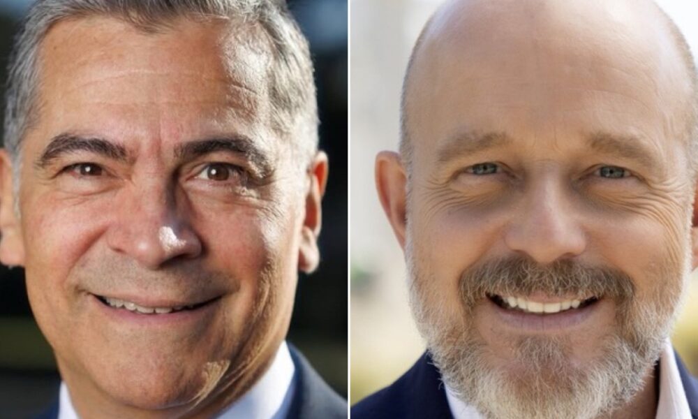 Democrat Xavier Becerra and Republican Steve Hilton.
