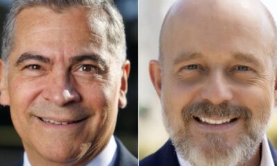 Democrat Xavier Becerra and Republican Steve Hilton.