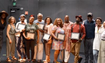 The first cohort of BLACspace participants with awards in August. Courtesy photo.