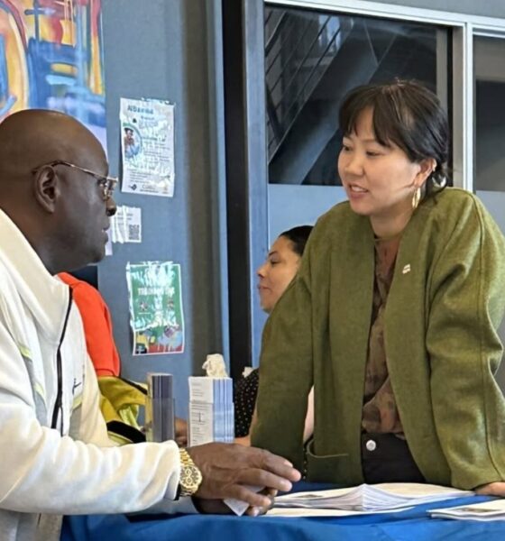 Community members can ask questions and make requests at the Community Action Plan meetings at CoBiz in Richmond. Richmond Standard photo.