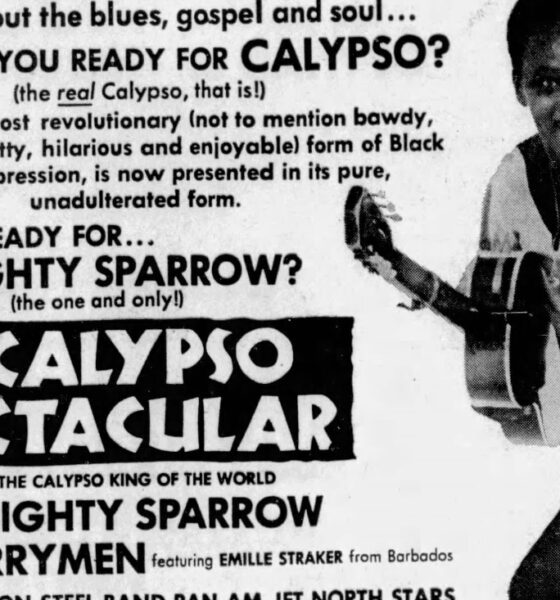 Mighty Sparrow show ad in New York Amsterdam News Date Published on Jul 26, 1969