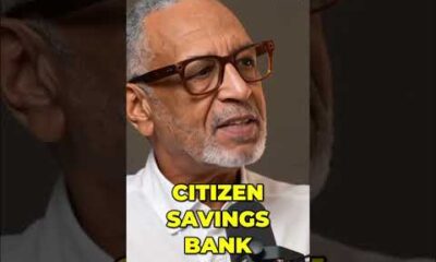 Exterior view of Citizen Savings Bank sign in Nashville, the oldest Black-owned bank in the United States.