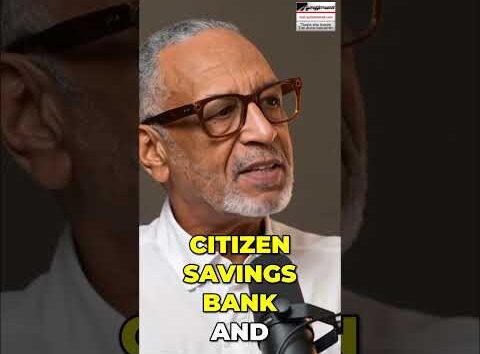Exterior view of Citizen Savings Bank sign in Nashville, the oldest Black-owned bank in the United States.