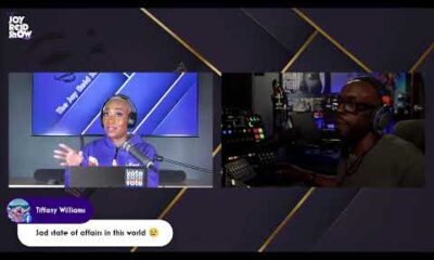 Joy Reid speaking on a news set with a graphic overlay about Congo Week, featuring news branding and text.
