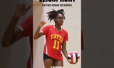 Elicia Hunt, Defender Athlete of the Week for Houston Defender