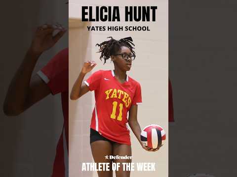 Elicia Hunt, Defender Athlete of the Week for Houston Defender