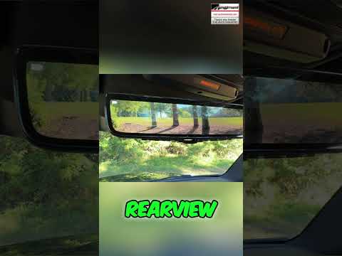 Digital rearview mirror blind spot test with camera views in an #shorts video from AutoNetwork.