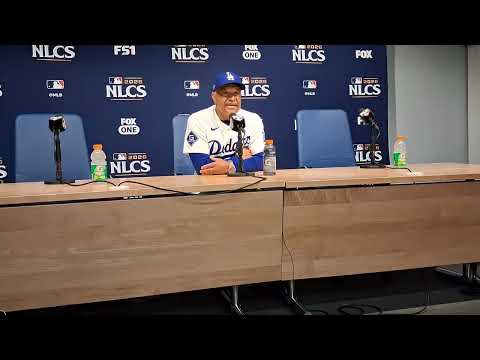 Dodgers dugout reaction after losing NLCS to Milwaukee Brewers