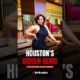 Jordan Coleman visiting a local Houston restaurant to feature hidden gem food spots for the Houston Defender.