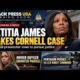 Letitia James addresses crowd at Cornell University during investigation