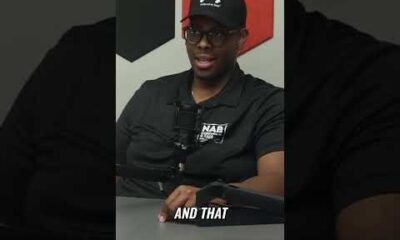 Person speaking directly to camera with text overlay about life lessons learned through adversity in a YouTube Short.