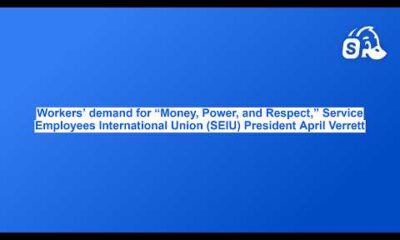 SEIU President April Verrett speaks about money, power, and respect on BlackPressUSATV