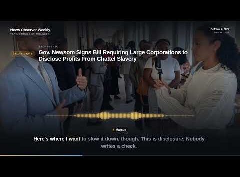News Observer Weekly October 7 2026 edition with top 5 stories