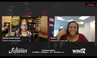 Nicola Charles discusses artistic expression and cultural engagement on the Let’s Talk show with Washington Informer.