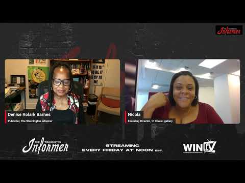 Nicola Charles discusses artistic expression and cultural engagement on the Let’s Talk show with Washington Informer.