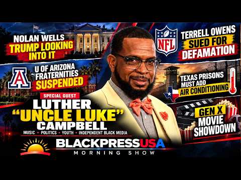 Uncle Luke interviews with BlackPressUSA, discussing Trump's response to the Nolan Wells case.