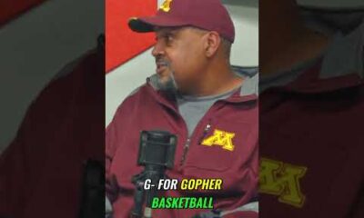 Side-by-side comparison of Minnesota Gophers' Williams Arena showing empty seats versus a packed crowd during a game.