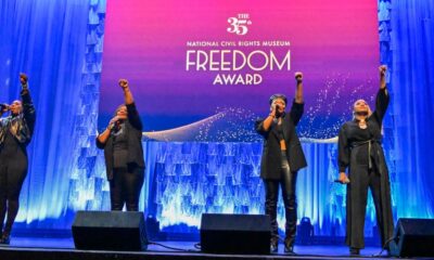 Members of Gary Goin Freedom Award House Band perform at the 35th Freedom Award ceremony on Thursday, Oct. 1 at the Orpheum Theatre. (Gary S. Whitlow/Tri-State Defender)