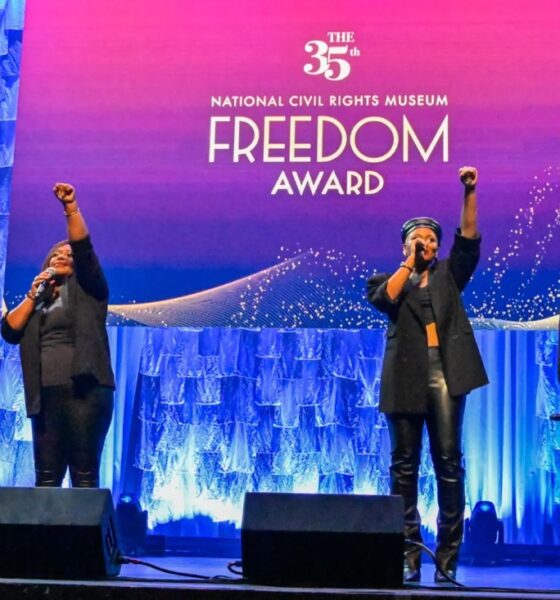 Members of Gary Goin Freedom Award House Band perform at the 35th Freedom Award ceremony on Thursday, Oct. 1 at the Orpheum Theatre. (Gary S. Whitlow/Tri-State Defender)