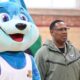 Music mogul Percy Miller, better known as Master P, visited Norwood Elementary School on Friday with his mascot sidekick, Captain Ace. (Birmingham City Schools)