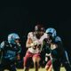 efensive lineman Gary Dorsey (94) pushes through Delaware offense. Photo by Kaden Mclean.