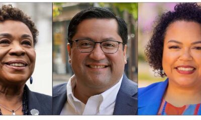 Barbara Lee, Jesse Arreguin, Mia Bonta. File photos.