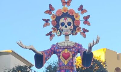 Created by a group of artisans in Mexico City, the statue arrived in Oakland on Sept. 22 and will be on display until Nov. 5. Courtesy photo.