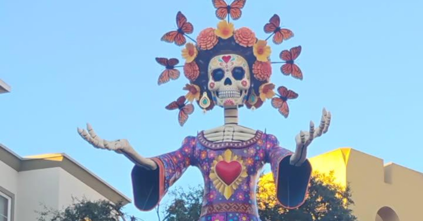 Created by a group of artisans in Mexico City, the statue arrived in Oakland on Sept. 22 and will be on display until Nov. 5. Courtesy photo.