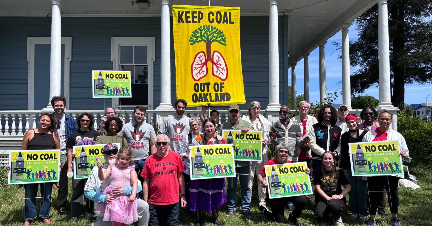East Bay residents have been fighting alongside No Coal in Oakland for more than a decade. Photo courtesy of No Coal in Oakland.