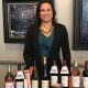 Dawna Jones, vintner and plant scientist, poses with her Darjean Jones Wines which were featured in Tyler Perry's "Nobody's Fool"